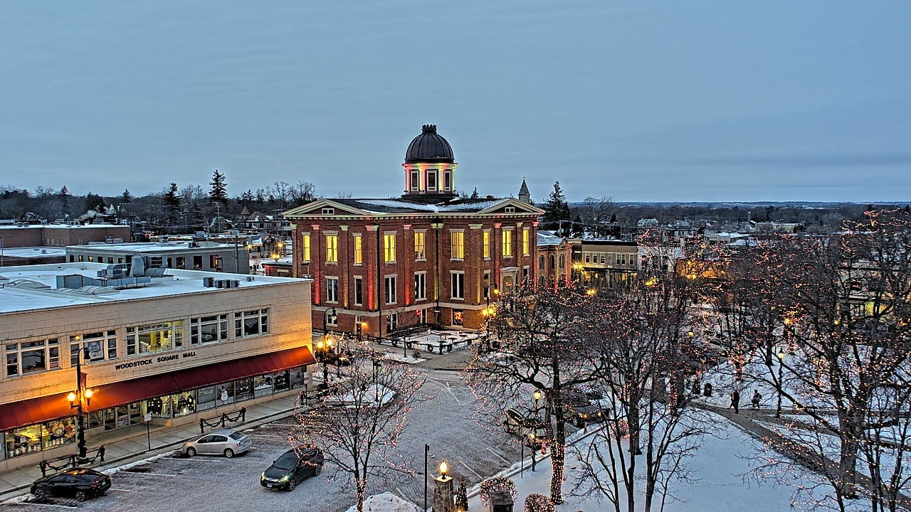 Thumbnail for current weather camera view from City of Woodstock in Woodstock, Illinois