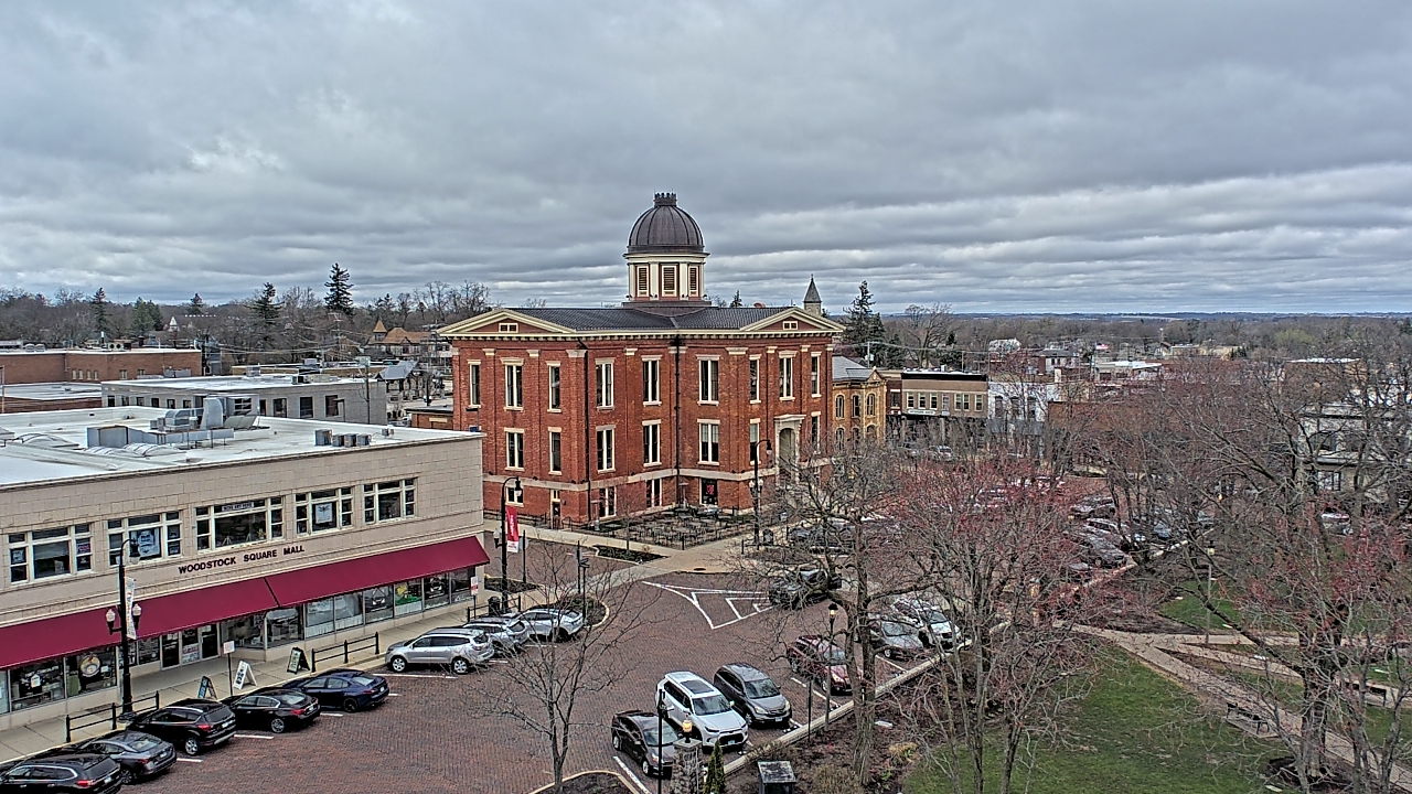 Thumbnail for current weather camera view from City of Woodstock in Woodstock, Illinois