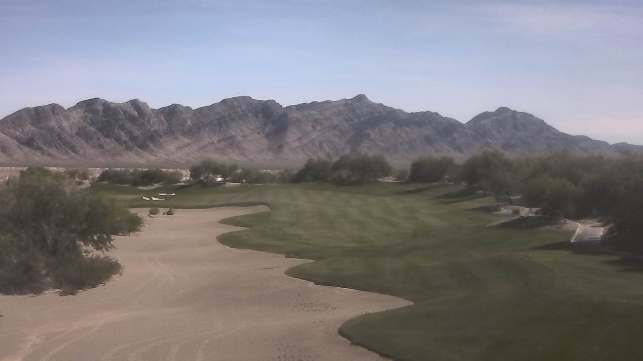 Thumbnail for current weather camera view from Coyote Springs Golf Club in Moapa, Nevada