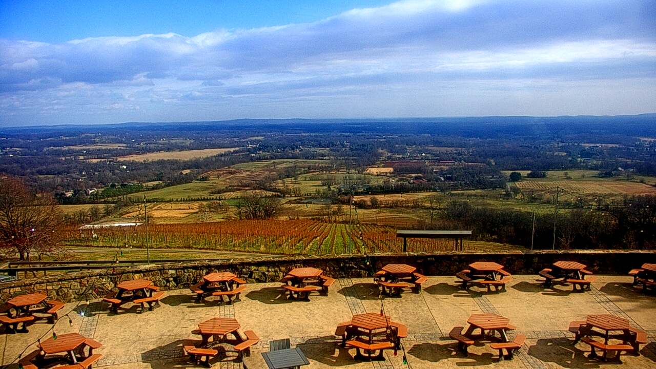 Thumbnail for current weather camera view from Dirt Farm Brewing in Bluemont, Virginia