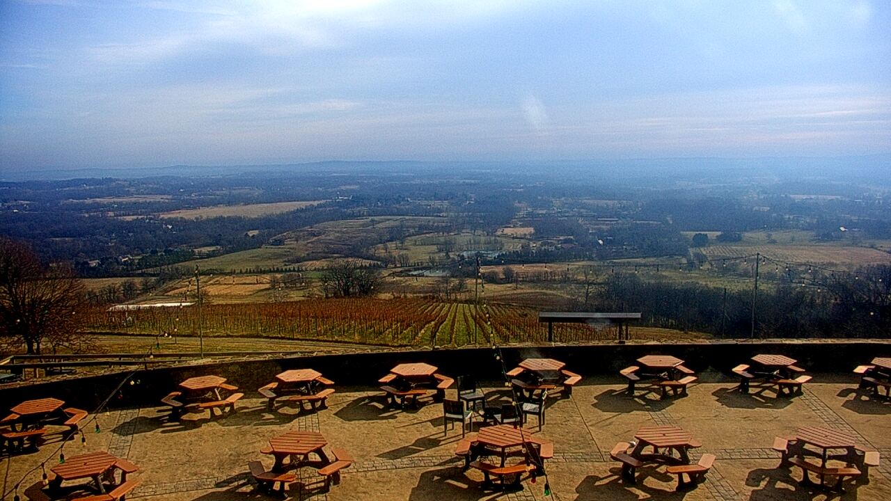 Thumbnail for current weather camera view from Dirt Farm Brewing in Bluemont, Virginia