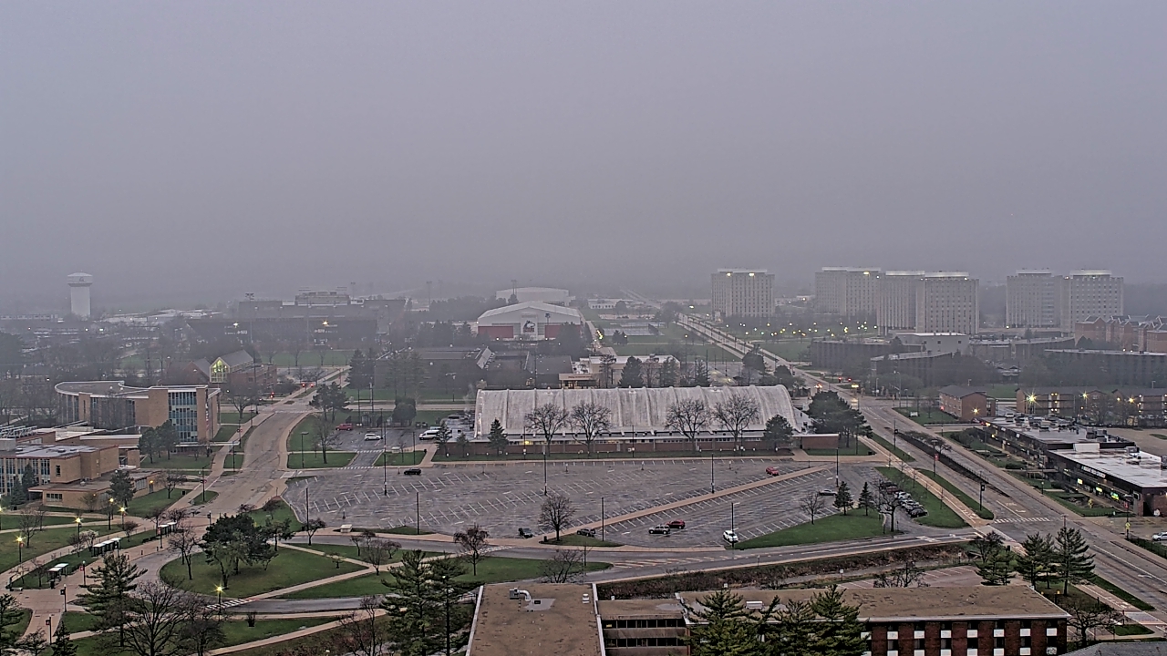Thumbnail for current weather camera view from Northern Illinois University in DeKalb, Illinois