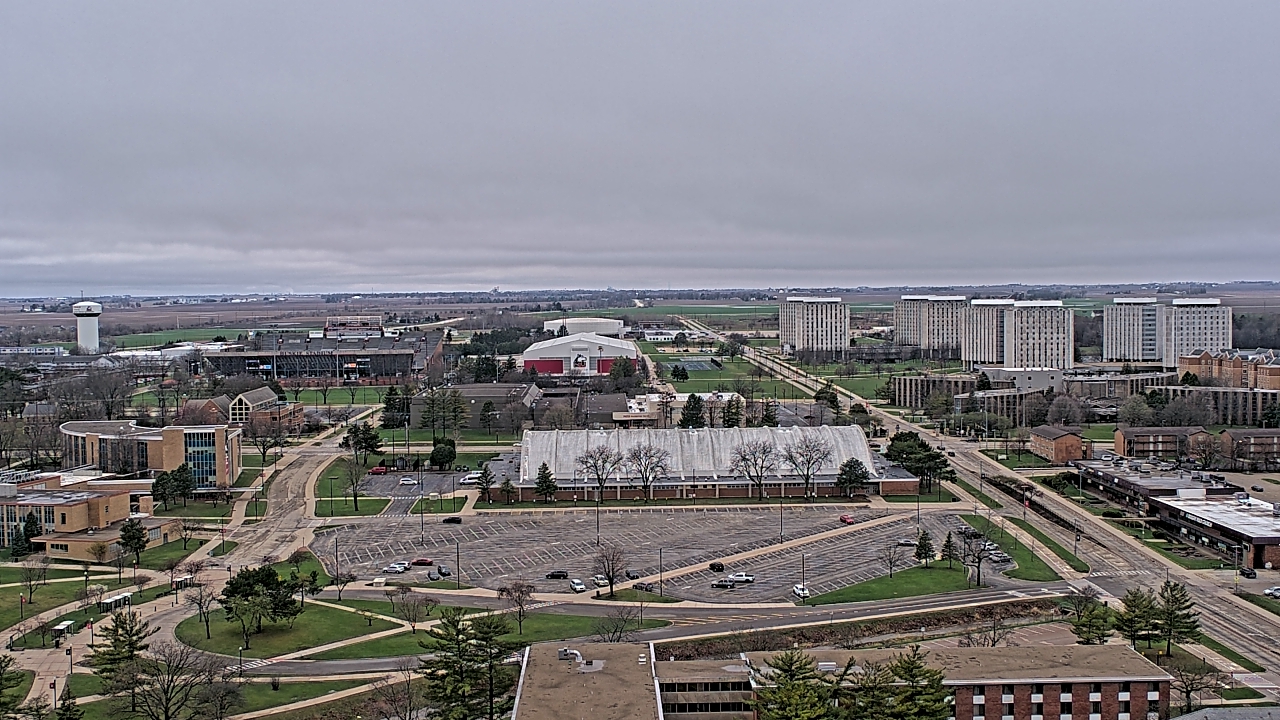 Thumbnail for current weather camera view from Northern Illinois University in DeKalb, Illinois
