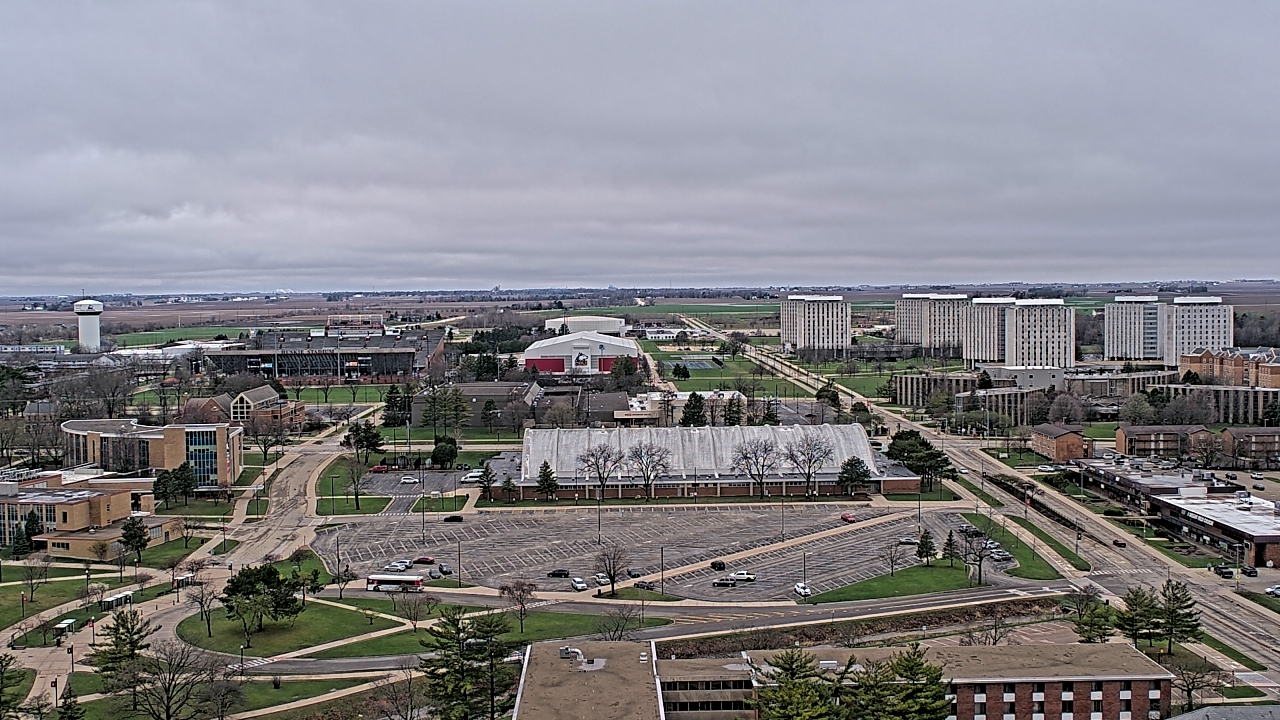 Thumbnail for current weather camera view from Northern Illinois University in DeKalb, Illinois