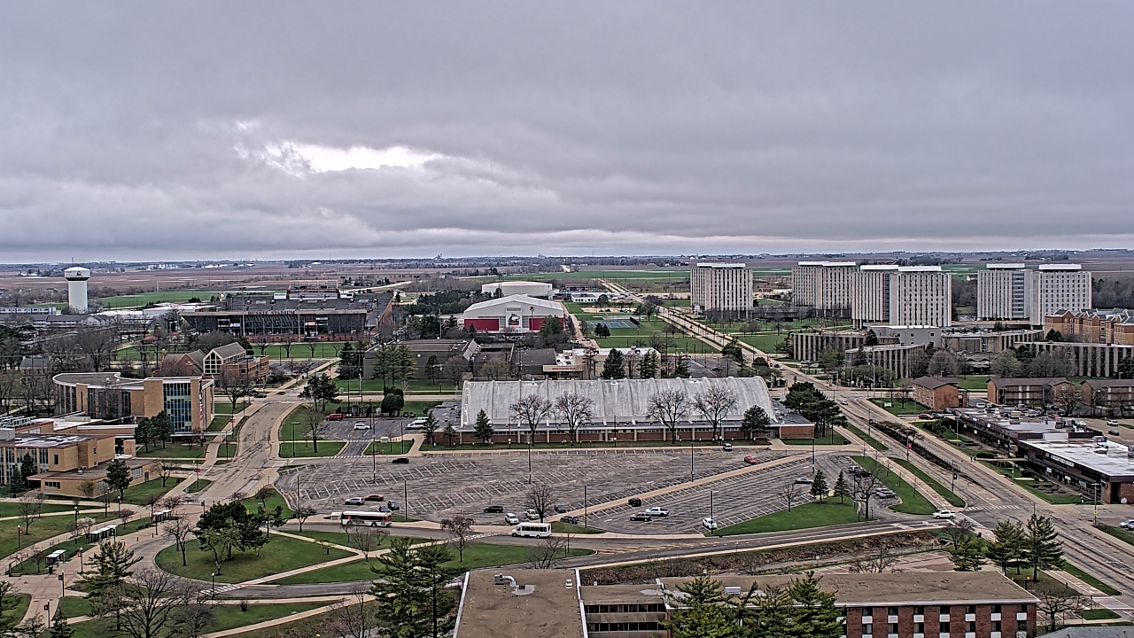 Thumbnail for current weather camera view from Northern Illinois University in DeKalb, Illinois
