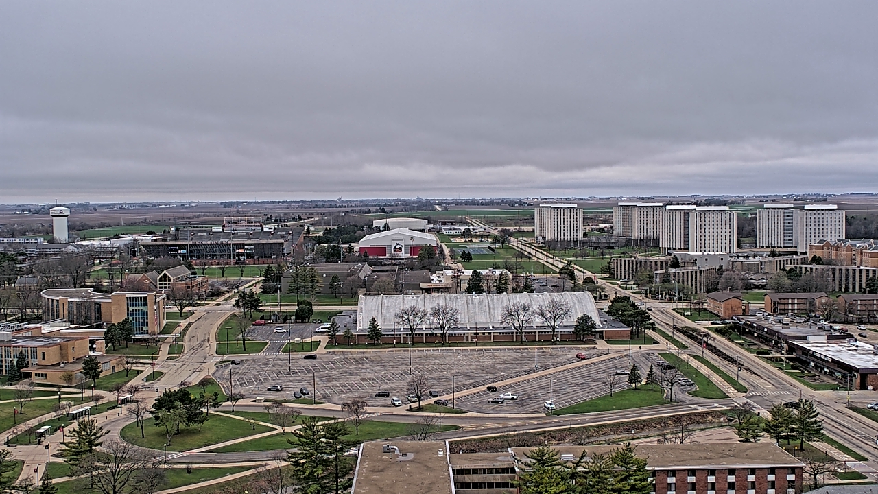 Thumbnail for current weather camera view from Northern Illinois University in DeKalb, Illinois