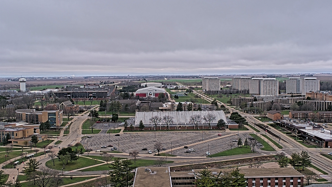 Thumbnail for current weather camera view from Northern Illinois University in DeKalb, Illinois