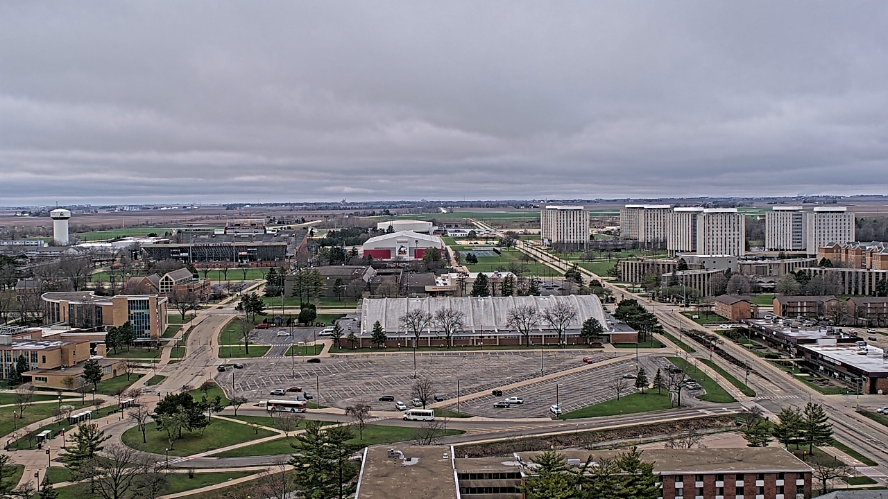Thumbnail for current weather camera view from Northern Illinois University in DeKalb, Illinois