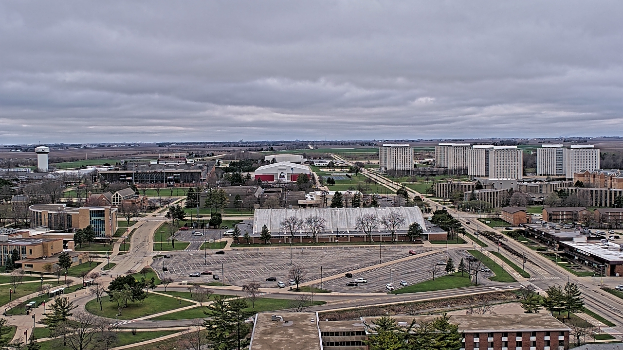 Thumbnail for current weather camera view from Northern Illinois University in DeKalb, Illinois