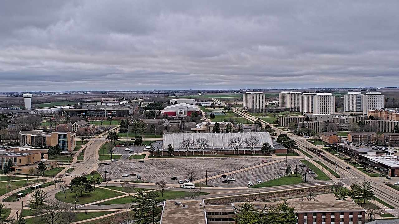 Thumbnail for current weather camera view from Northern Illinois University in DeKalb, Illinois