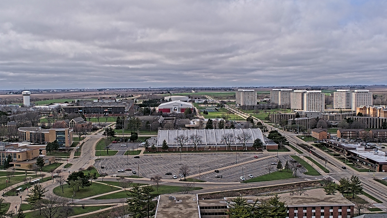 Thumbnail for current weather camera view from Northern Illinois University in DeKalb, Illinois