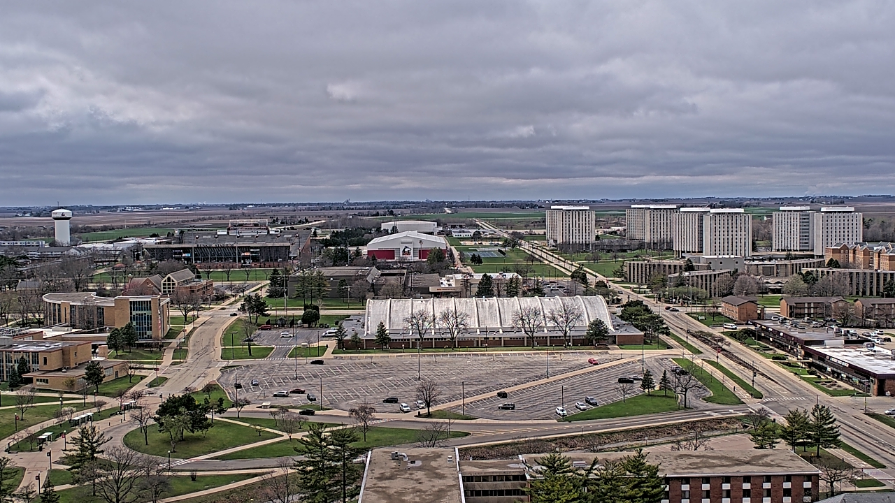 Thumbnail for current weather camera view from Northern Illinois University in DeKalb, Illinois
