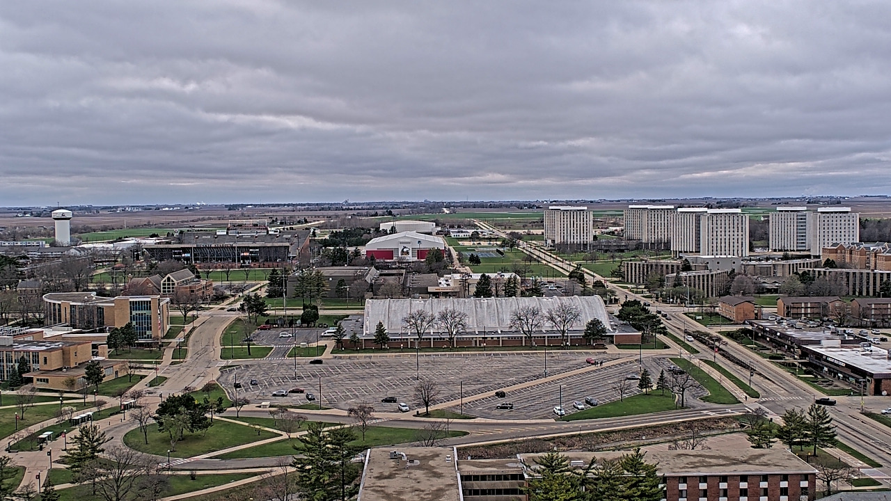 Thumbnail for current weather camera view from Northern Illinois University in DeKalb, Illinois