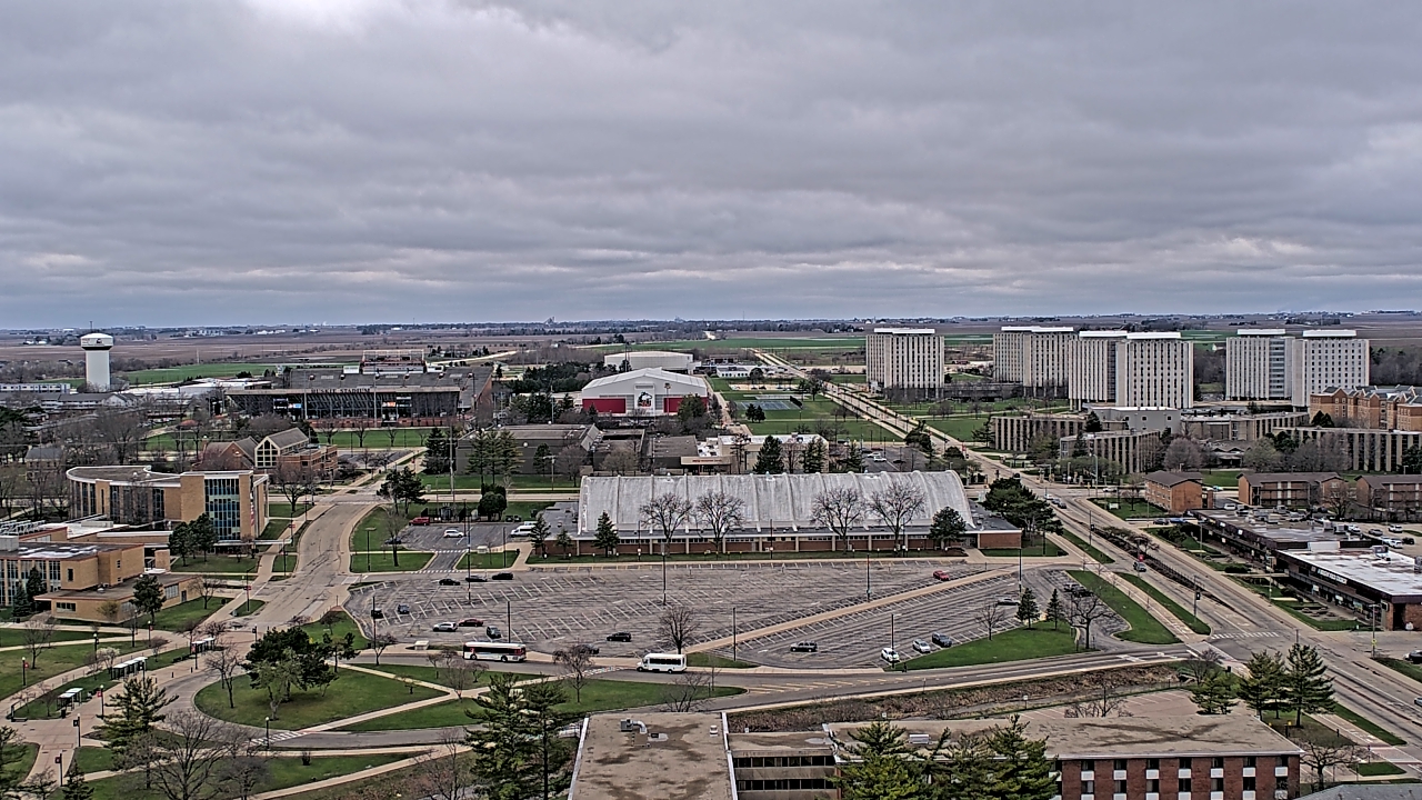 Thumbnail for current weather camera view from Northern Illinois University in DeKalb, Illinois
