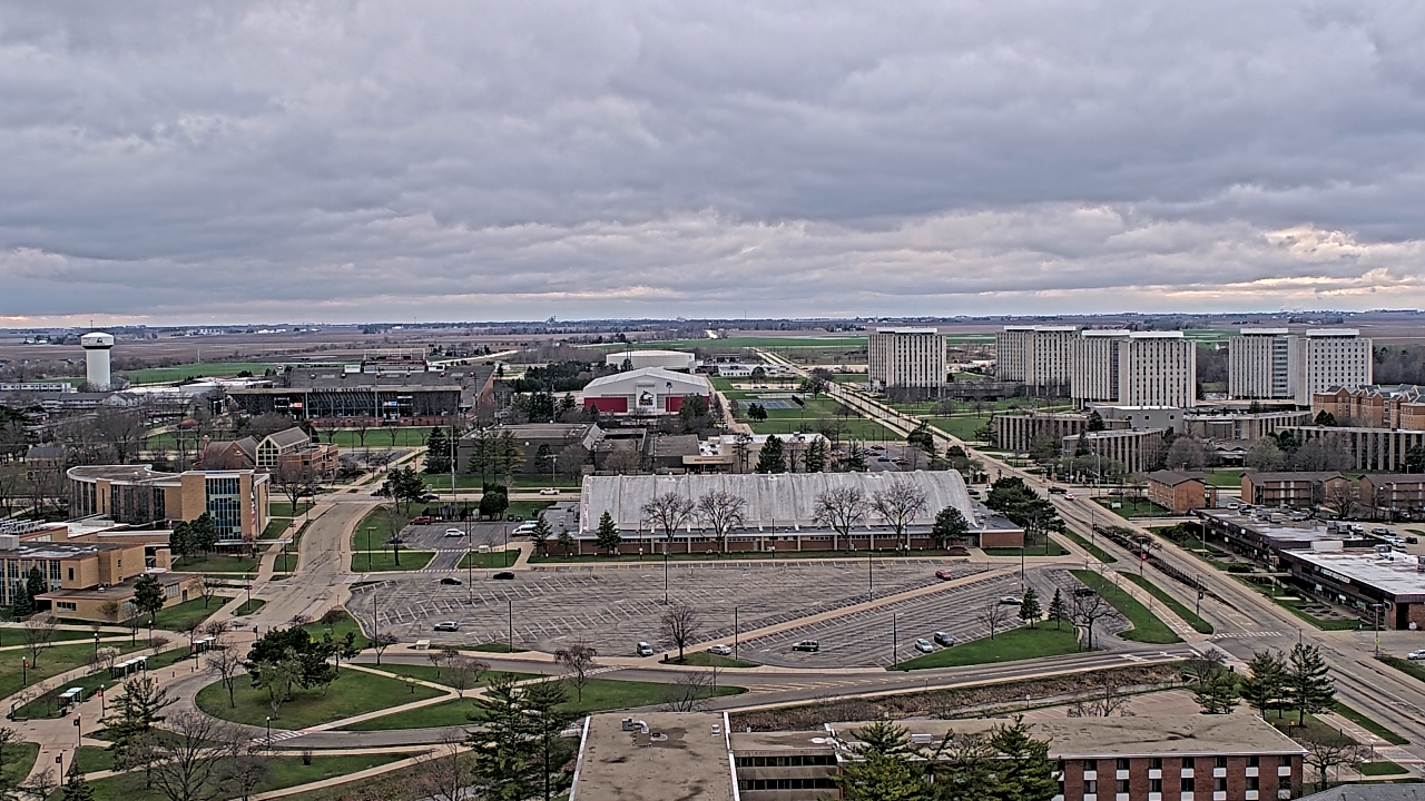 Thumbnail for current weather camera view from Northern Illinois University in DeKalb, Illinois