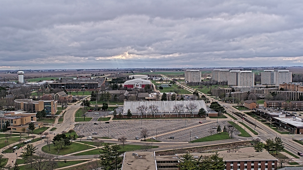 Thumbnail for current weather camera view from Northern Illinois University in DeKalb, Illinois