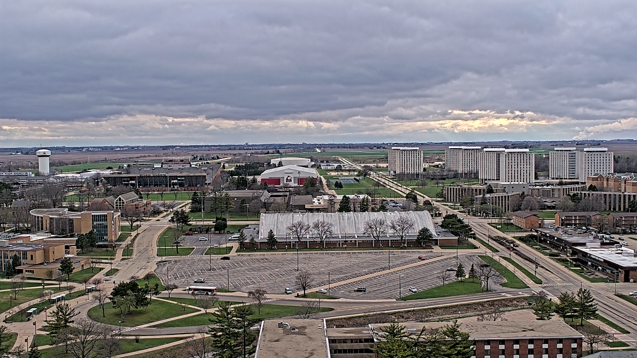 Thumbnail for current weather camera view from Northern Illinois University in DeKalb, Illinois
