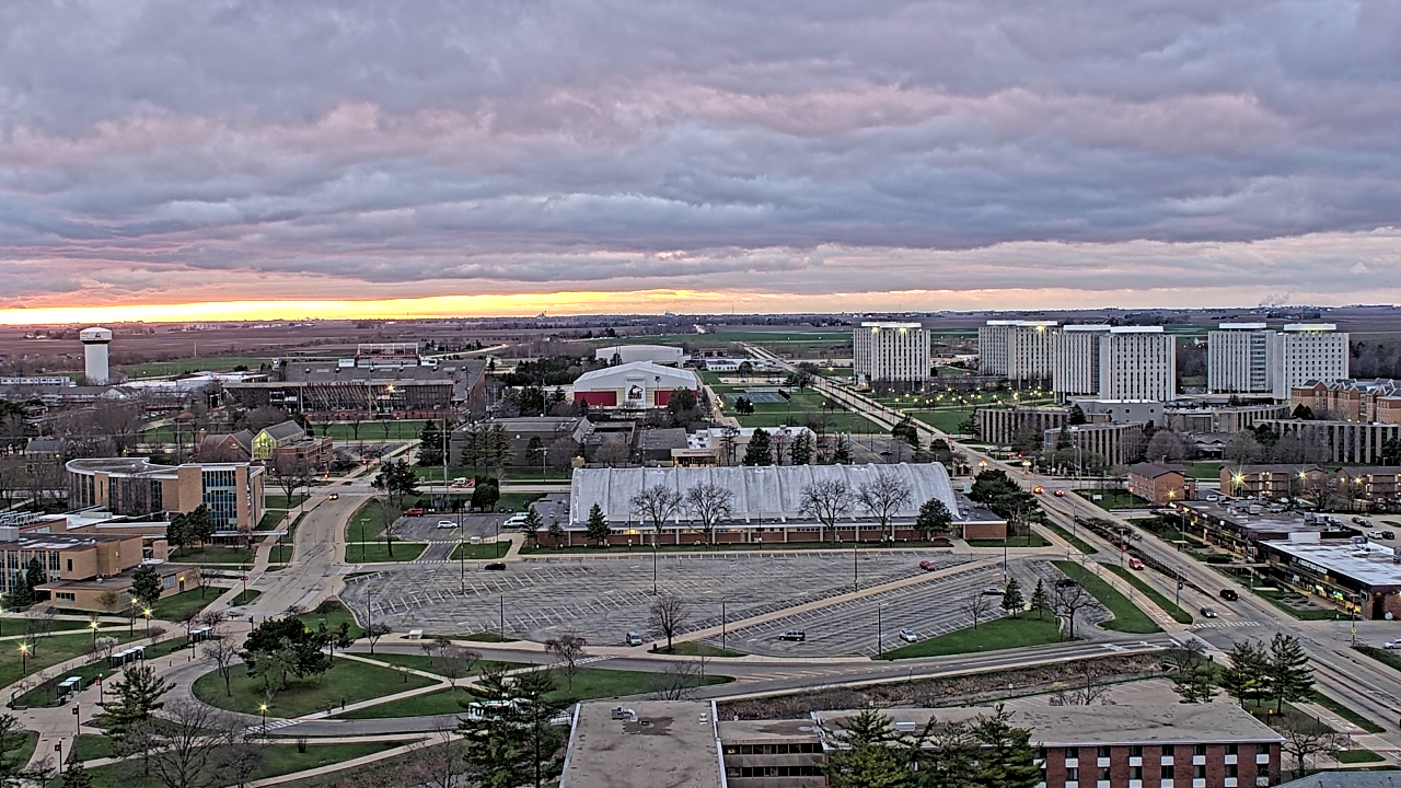 Thumbnail for current weather camera view from Northern Illinois University in DeKalb, Illinois