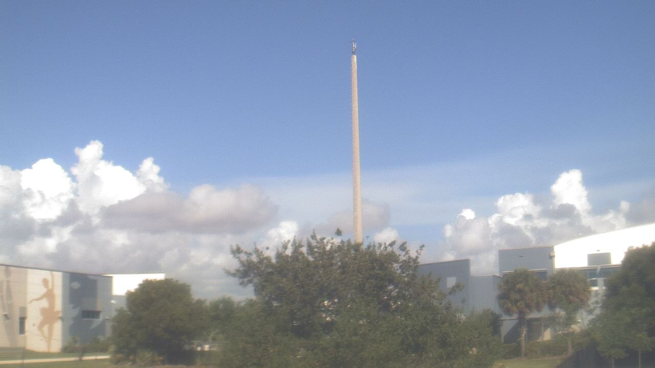 Thumbnail for current weather camera view from Plumosa School of the Arts in Delray Beach, Florida