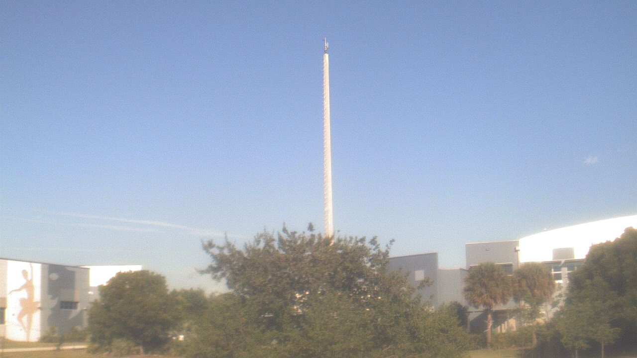 Thumbnail for current weather camera view from Plumosa School of the Arts in Delray Beach, Florida