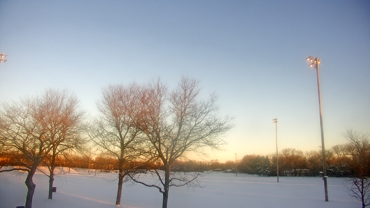 Thumbnail for current weather camera view from Caruso Middle School in Deerfield, Illinois