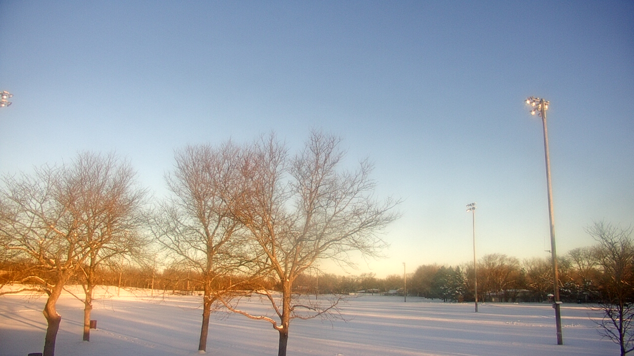Thumbnail for current weather camera view from Caruso Middle School in Deerfield, Illinois