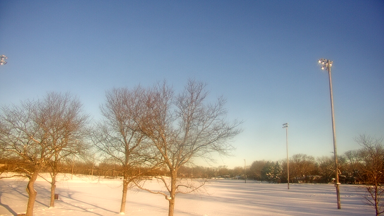 Thumbnail for current weather camera view from Caruso Middle School in Deerfield, Illinois