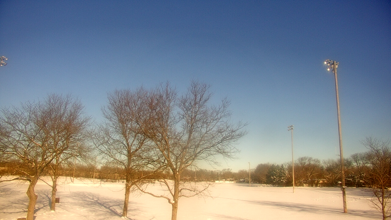 Thumbnail for current weather camera view from Caruso Middle School in Deerfield, Illinois