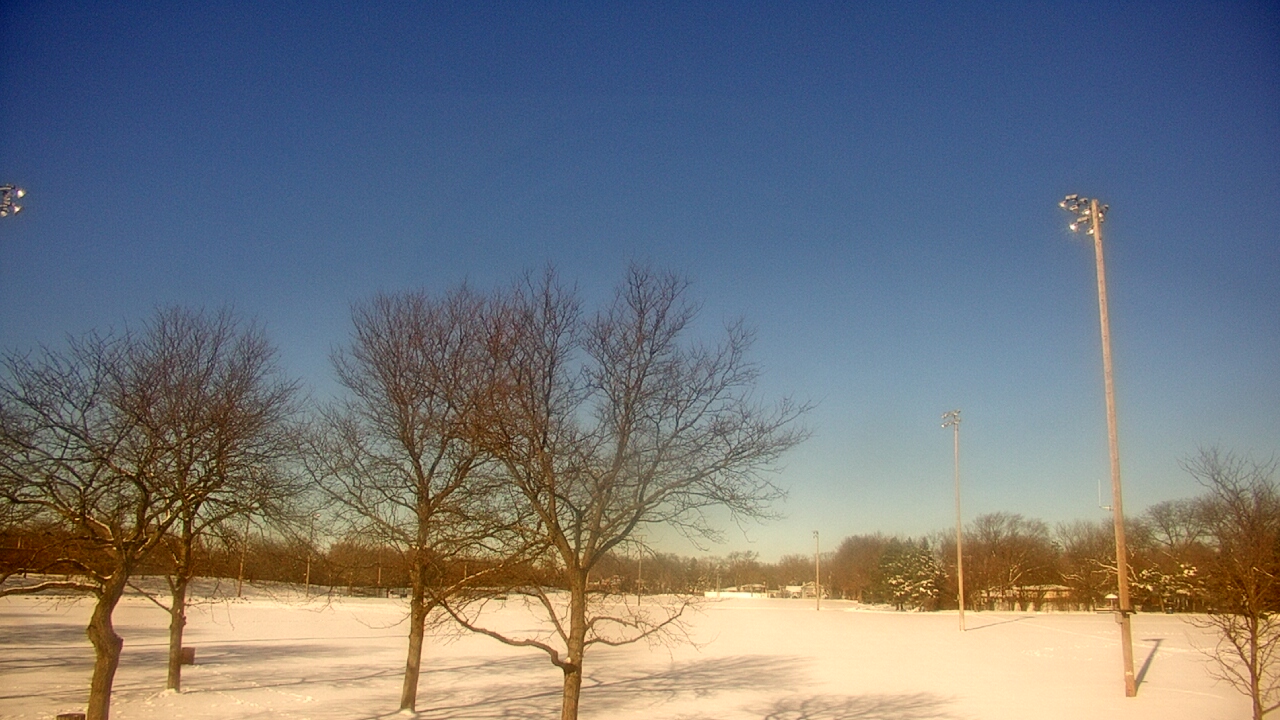 Thumbnail for current weather camera view from Caruso Middle School in Deerfield, Illinois
