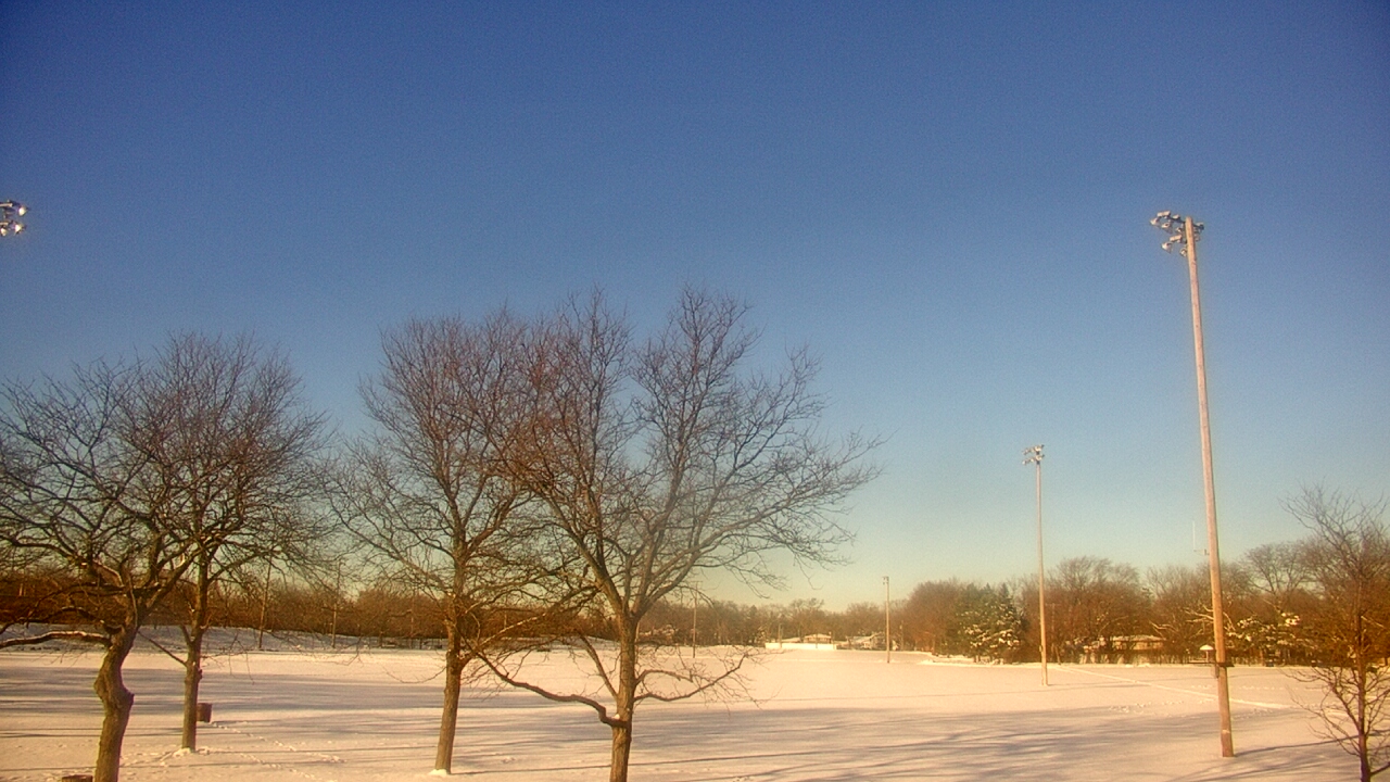Thumbnail for current weather camera view from Caruso Middle School in Deerfield, Illinois