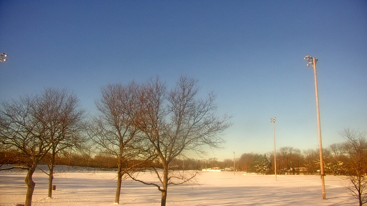 Thumbnail for current weather camera view from Caruso Middle School in Deerfield, Illinois