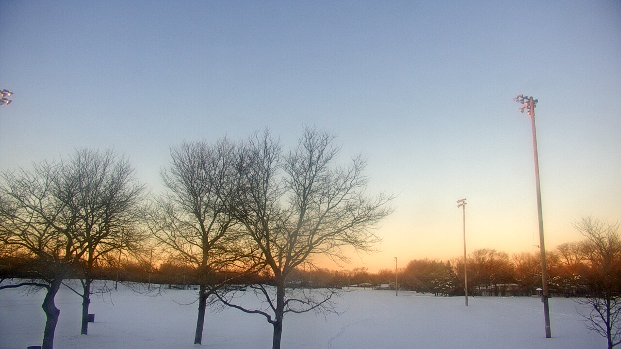 Thumbnail for current weather camera view from Caruso Middle School in Deerfield, Illinois