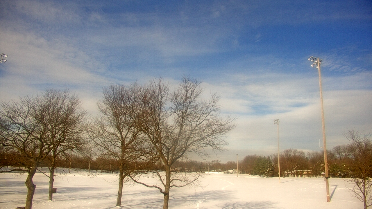 Thumbnail for current weather camera view from Caruso Middle School in Deerfield, Illinois