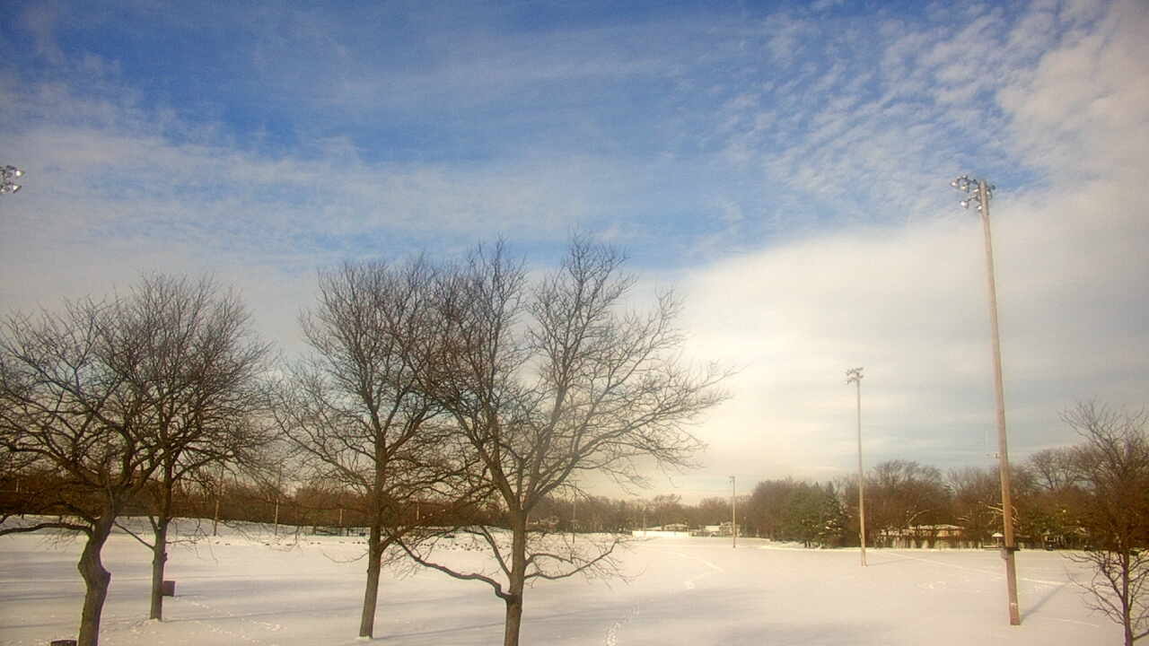 Thumbnail for current weather camera view from Caruso Middle School in Deerfield, Illinois