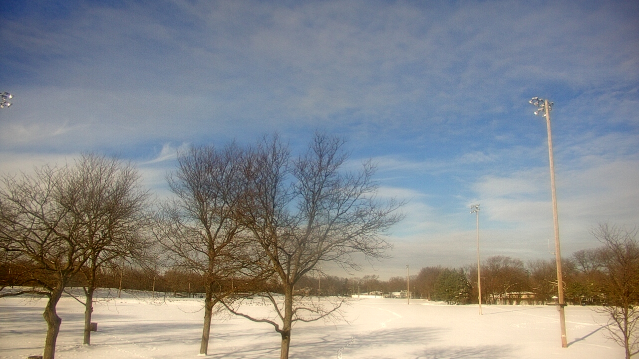 Thumbnail for current weather camera view from Caruso Middle School in Deerfield, Illinois