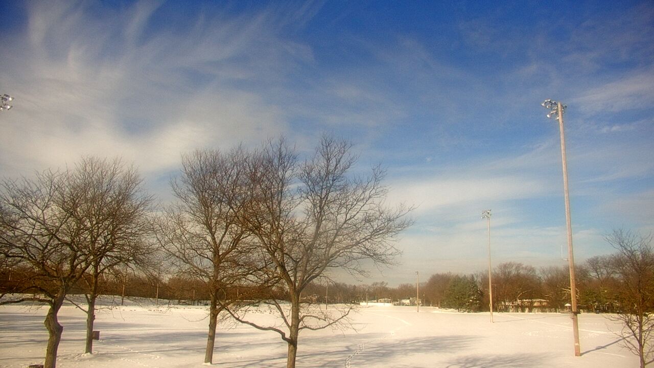 Thumbnail for current weather camera view from Caruso Middle School in Deerfield, Illinois