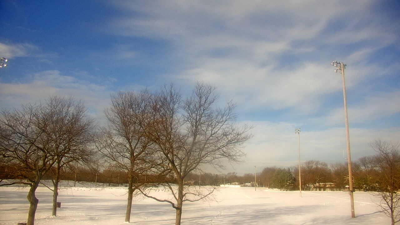 Thumbnail for current weather camera view from Caruso Middle School in Deerfield, Illinois