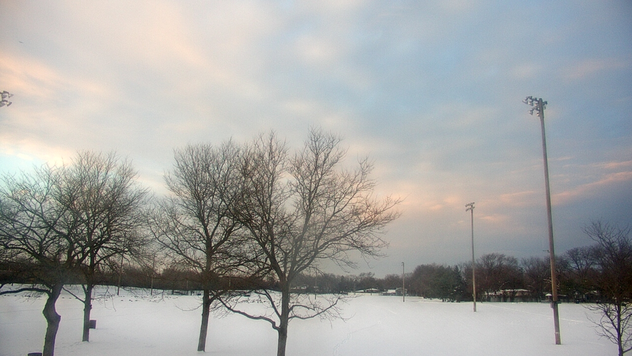 Thumbnail for current weather camera view from Caruso Middle School in Deerfield, Illinois