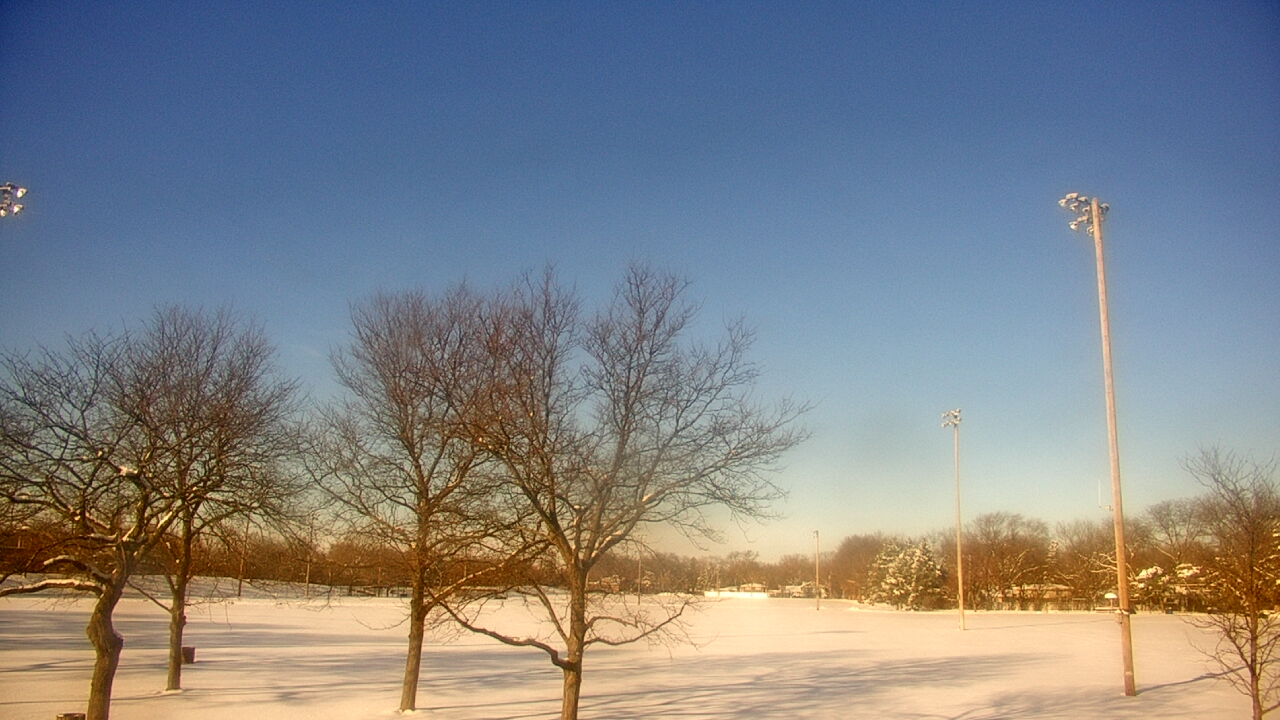 Thumbnail for current weather camera view from Caruso Middle School in Deerfield, Illinois
