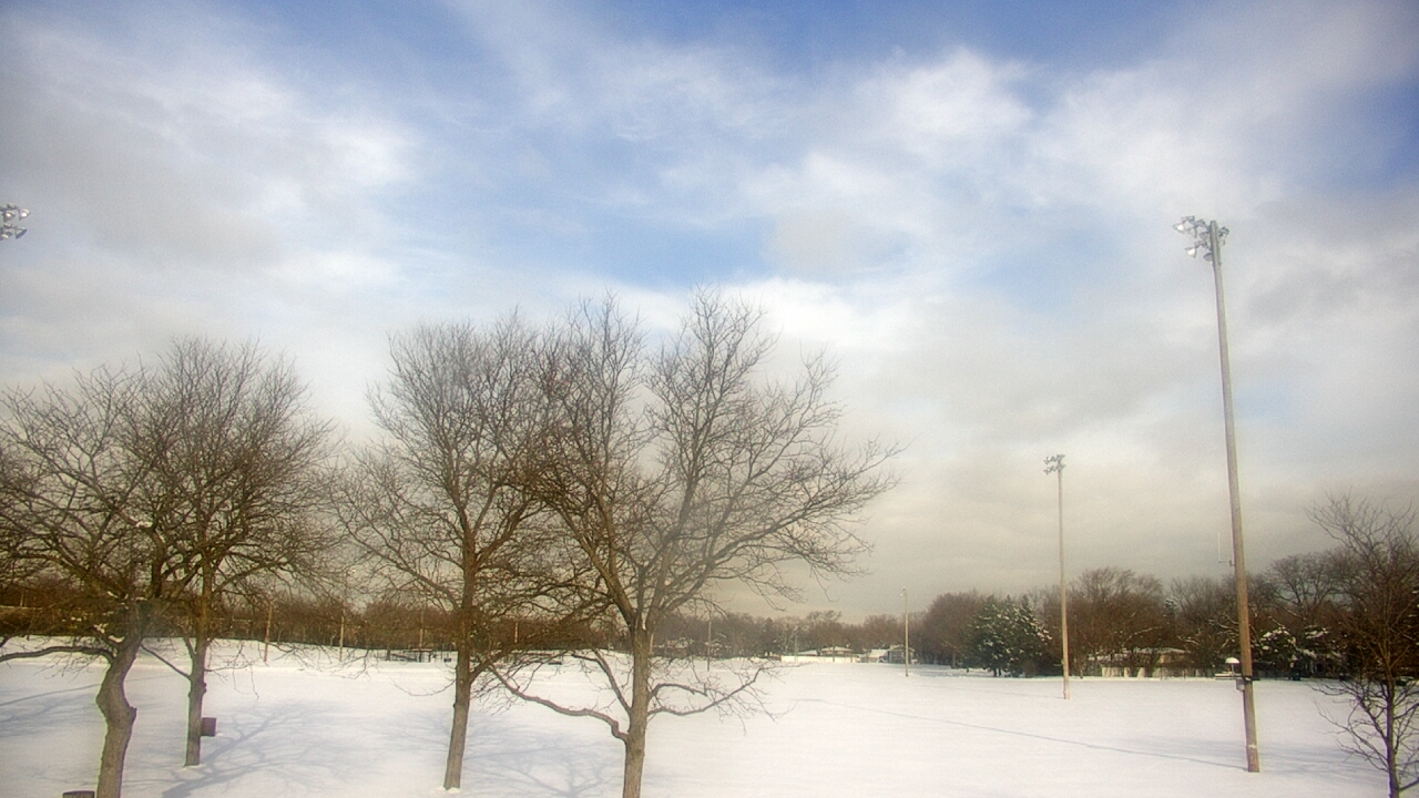 Thumbnail for current weather camera view from Caruso Middle School in Deerfield, Illinois
