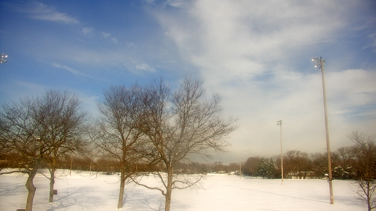 Thumbnail for current weather camera view from Caruso Middle School in Deerfield, Illinois