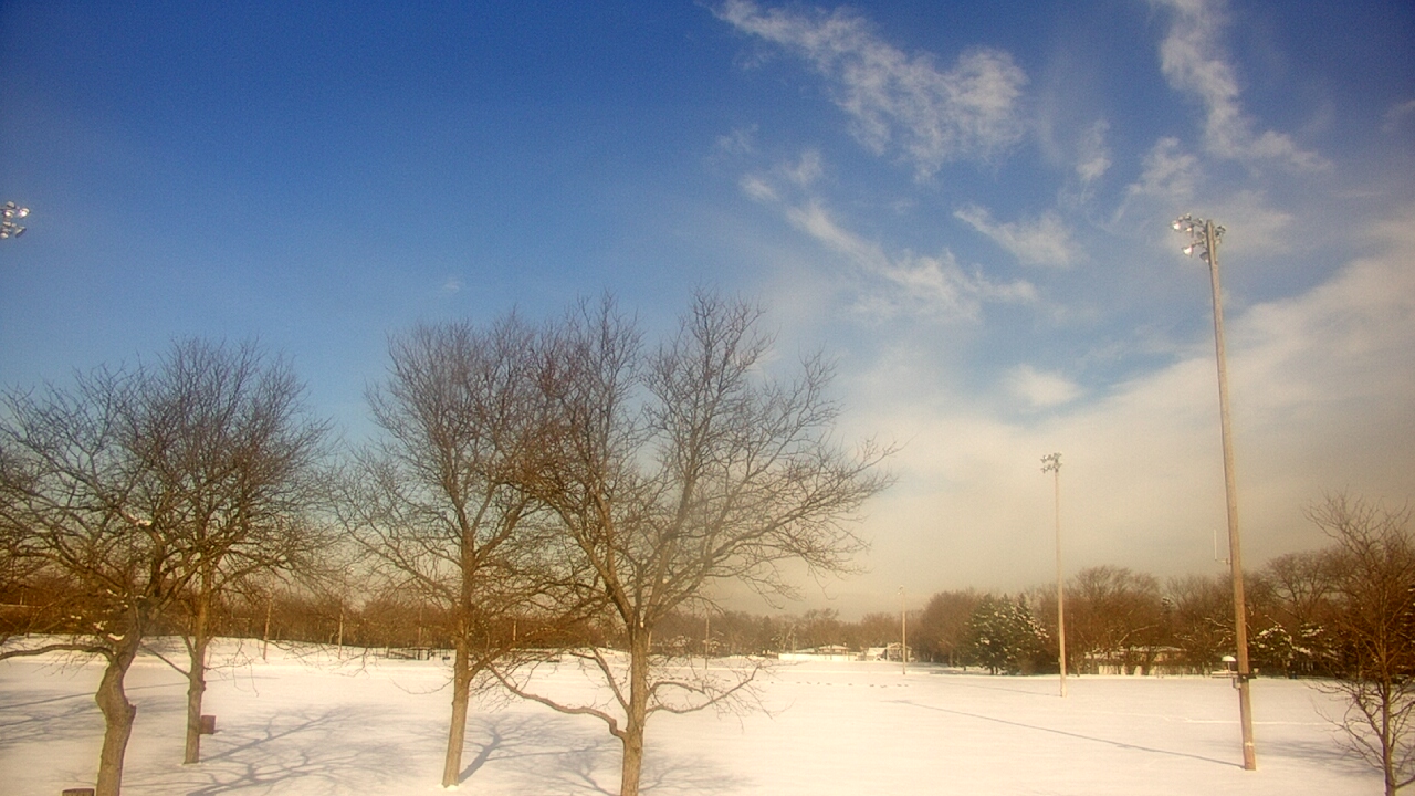 Thumbnail for current weather camera view from Caruso Middle School in Deerfield, Illinois