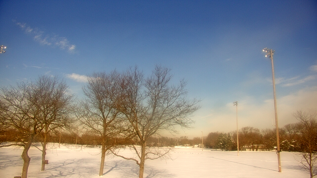 Thumbnail for current weather camera view from Caruso Middle School in Deerfield, Illinois