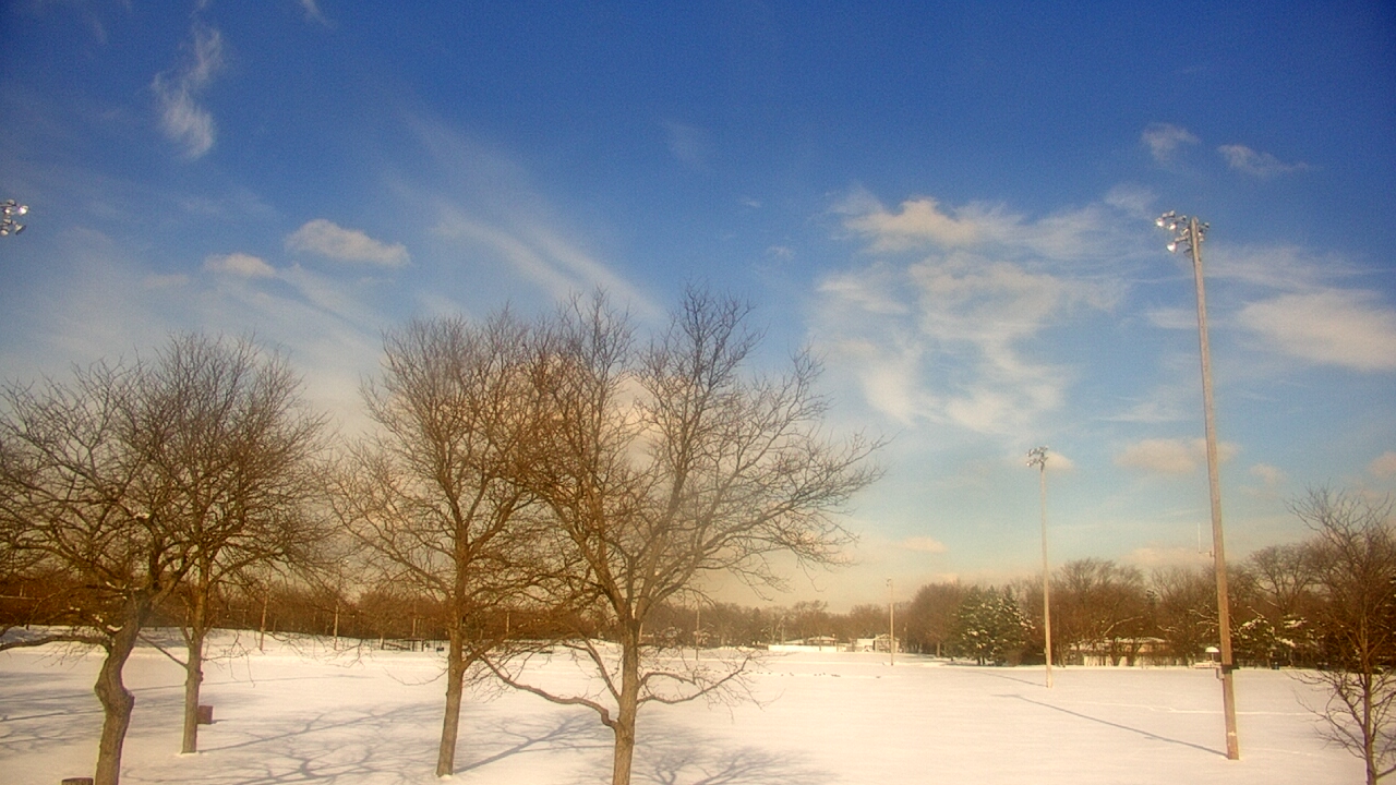 Thumbnail for current weather camera view from Caruso Middle School in Deerfield, Illinois