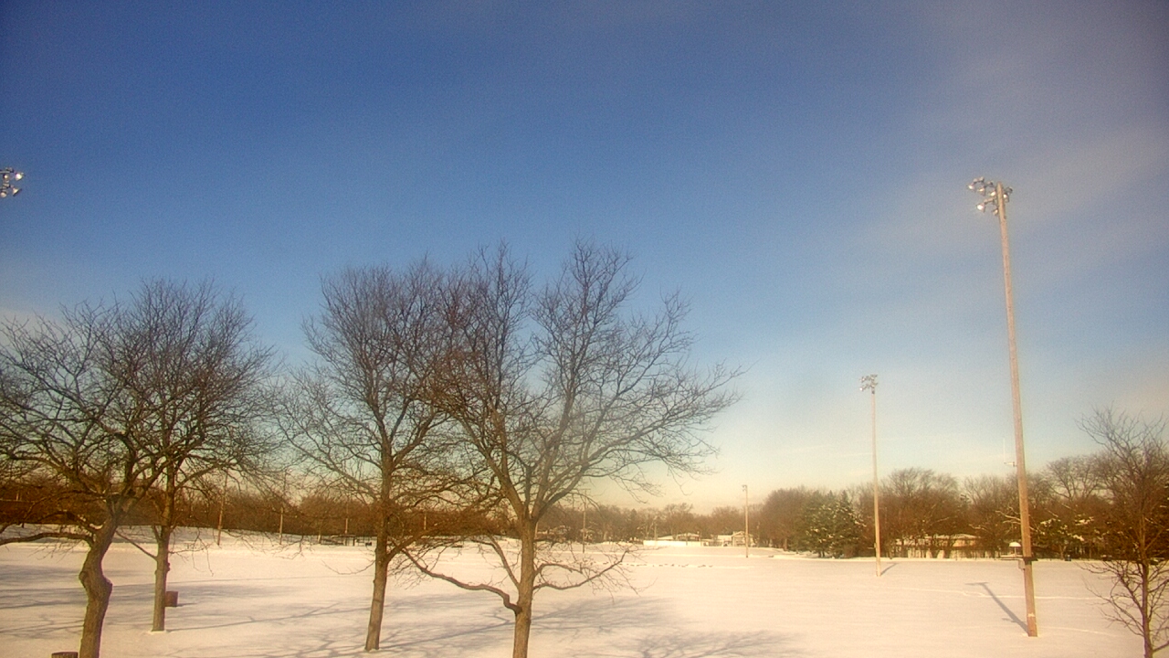 Thumbnail for current weather camera view from Caruso Middle School in Deerfield, Illinois