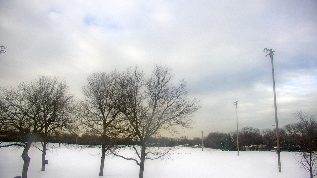 Thumbnail for current weather camera view from Caruso Middle School in Deerfield, Illinois