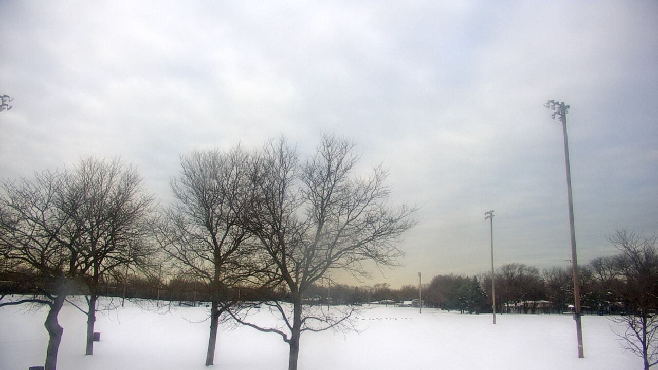 Thumbnail for current weather camera view from Caruso Middle School in Deerfield, Illinois