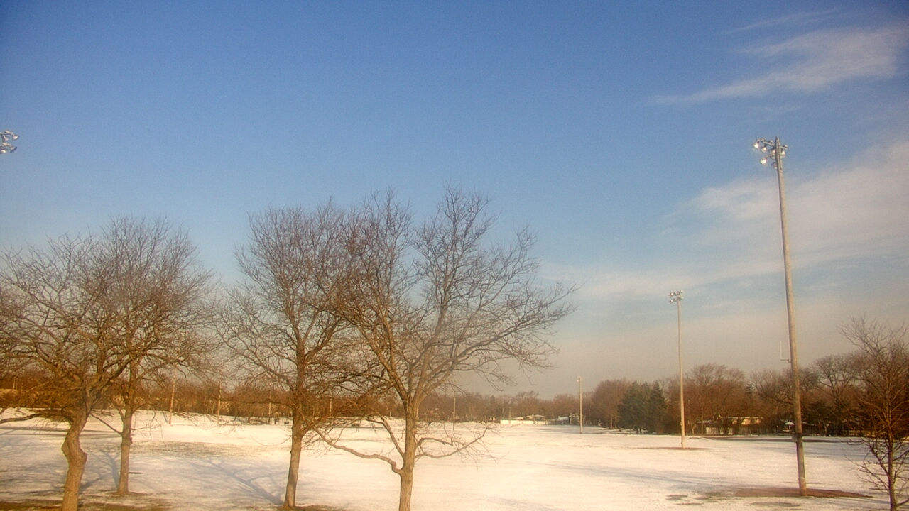 Thumbnail for current weather camera view from Caruso Middle School in Deerfield, Illinois