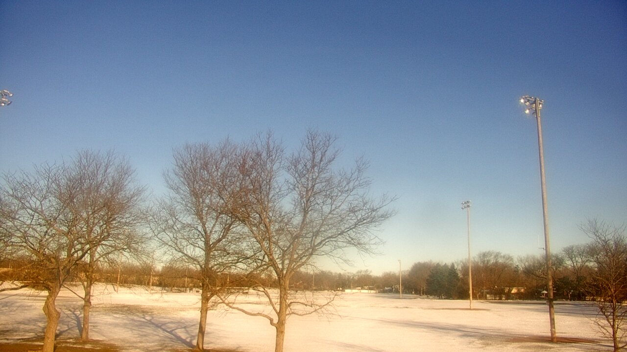 Thumbnail for current weather camera view from Caruso Middle School in Deerfield, Illinois