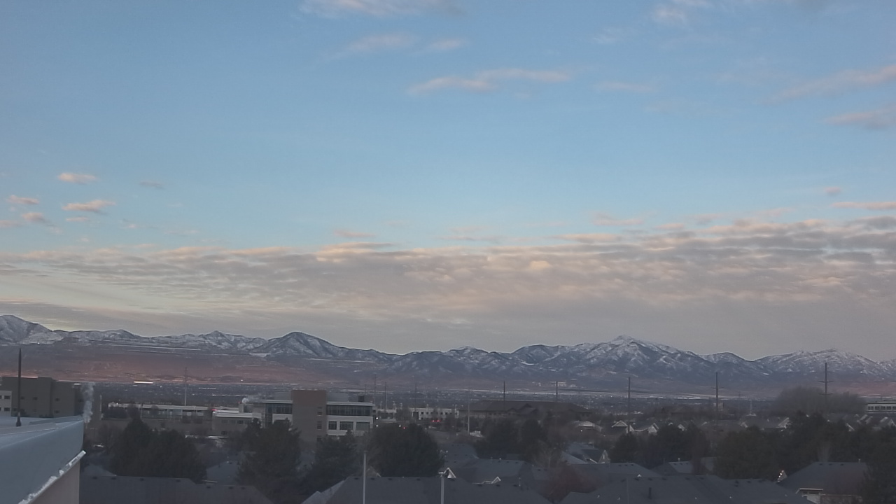 Thumbnail for current weather camera view from Juan Diego Catholic HS in Draper, Utah